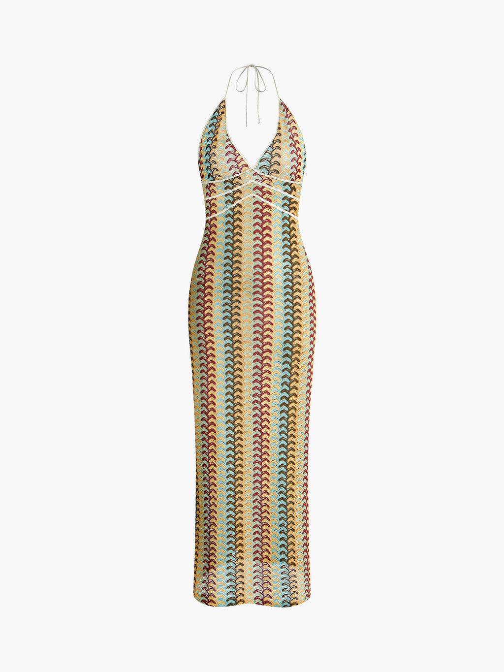 Lace Halter Lace Dress by SIENA