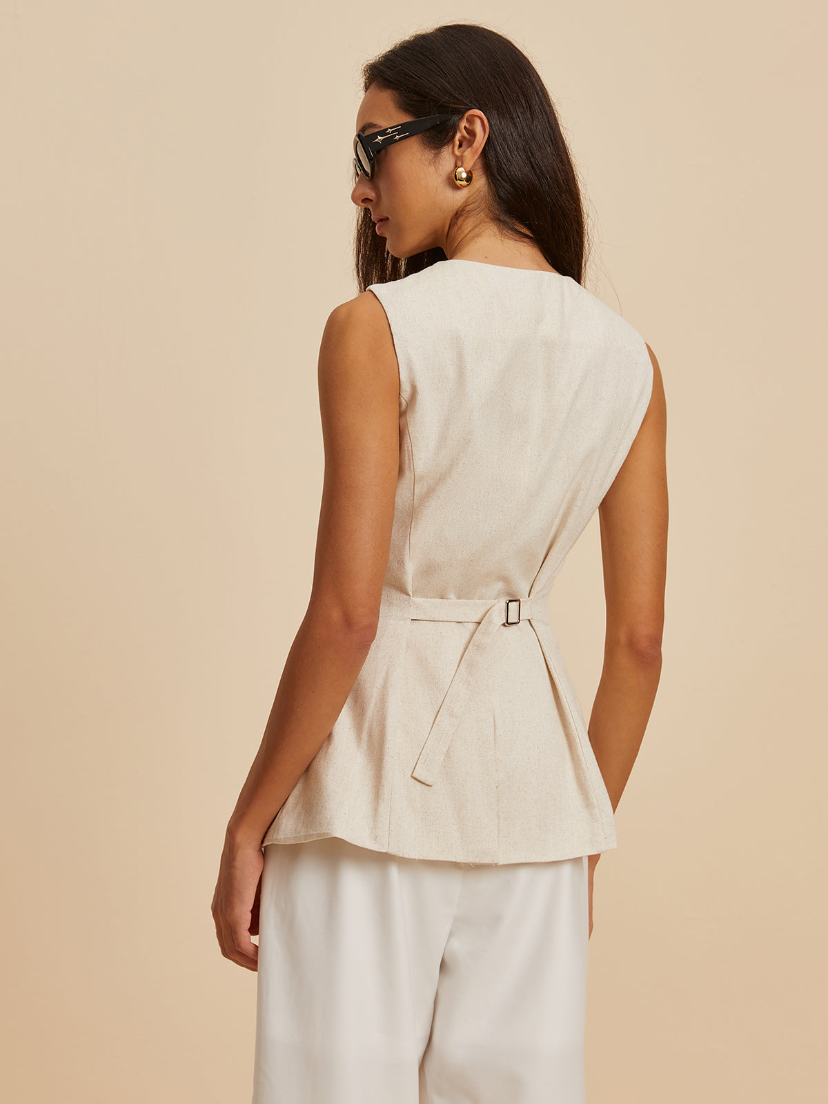 Linen Linen Vest Top by SIENA - image 3