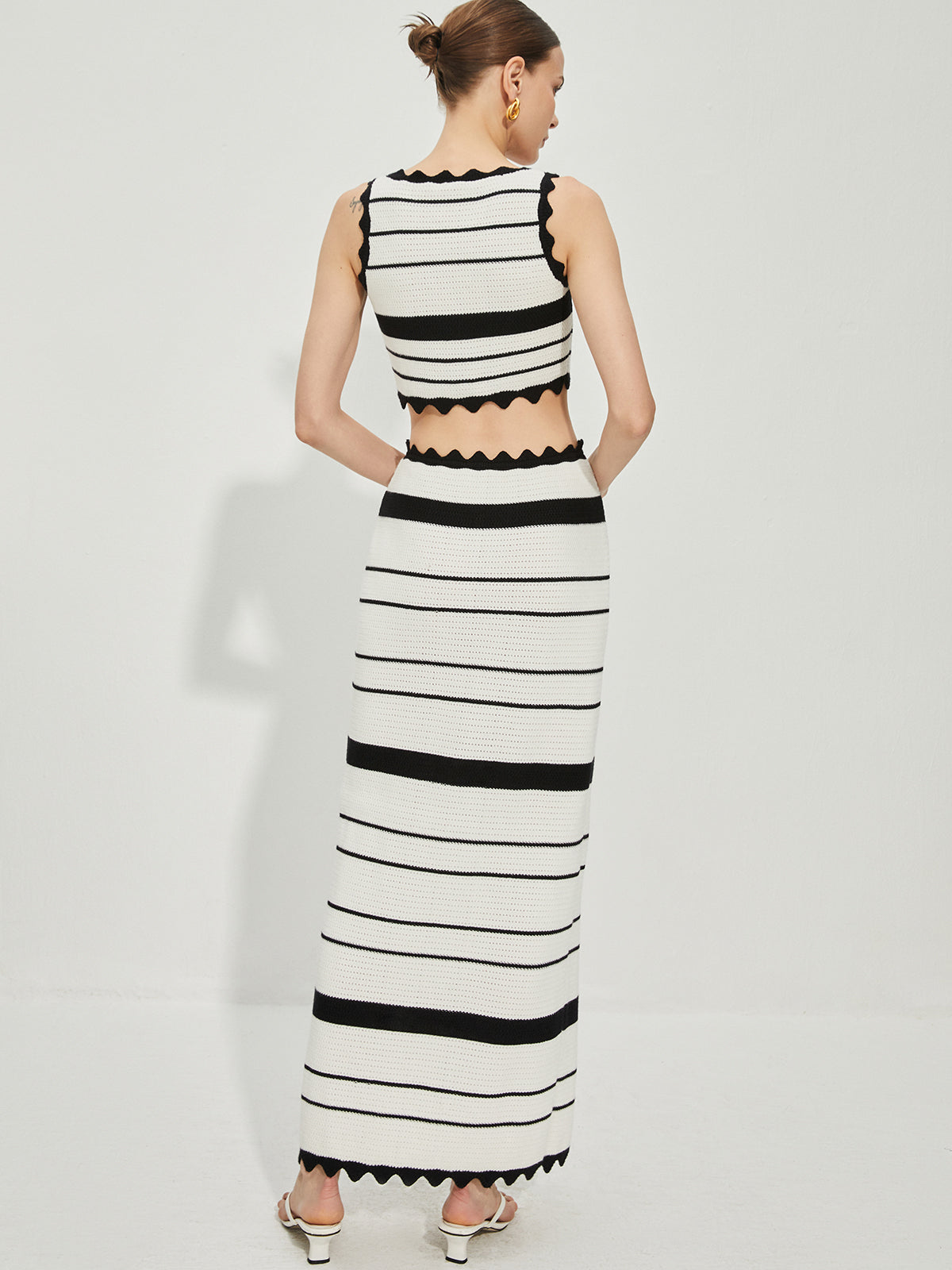 Contrast Knit Skirt Set by SIENA - image 4