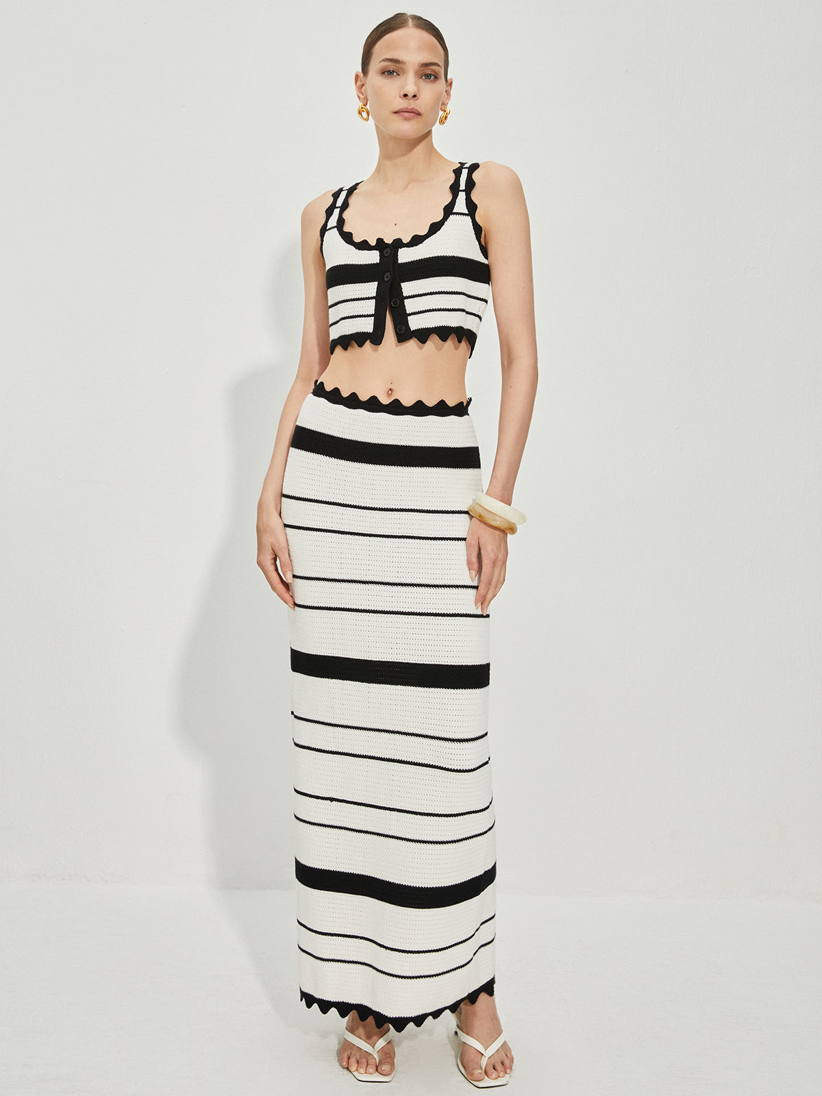 Contrast Knit Skirt Set by SIENA - image 6