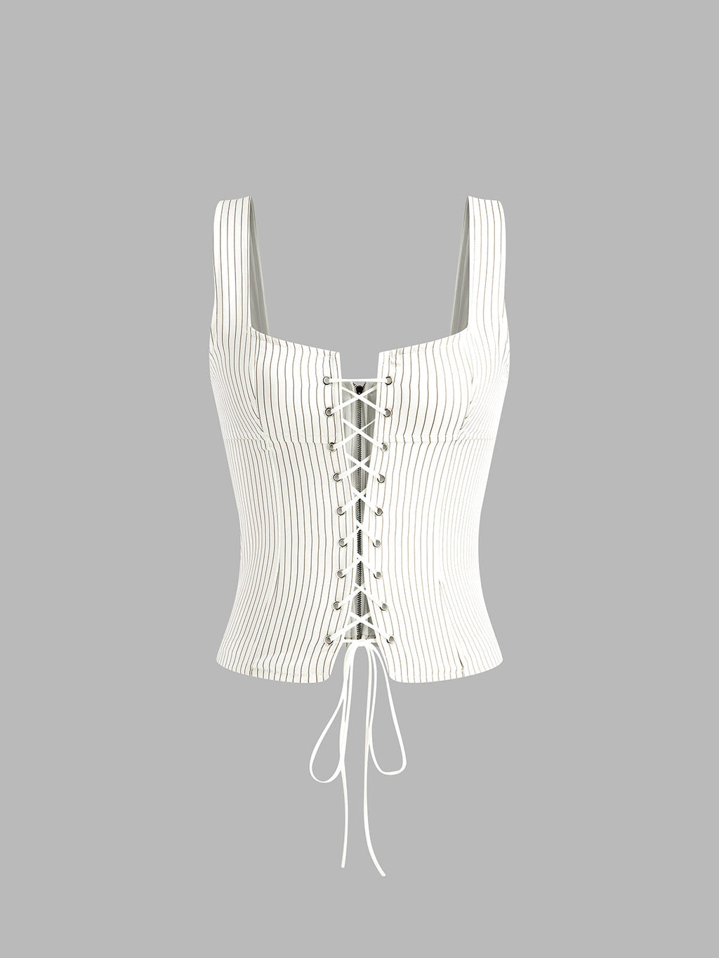 Pinstripe Corset Top by SIENA