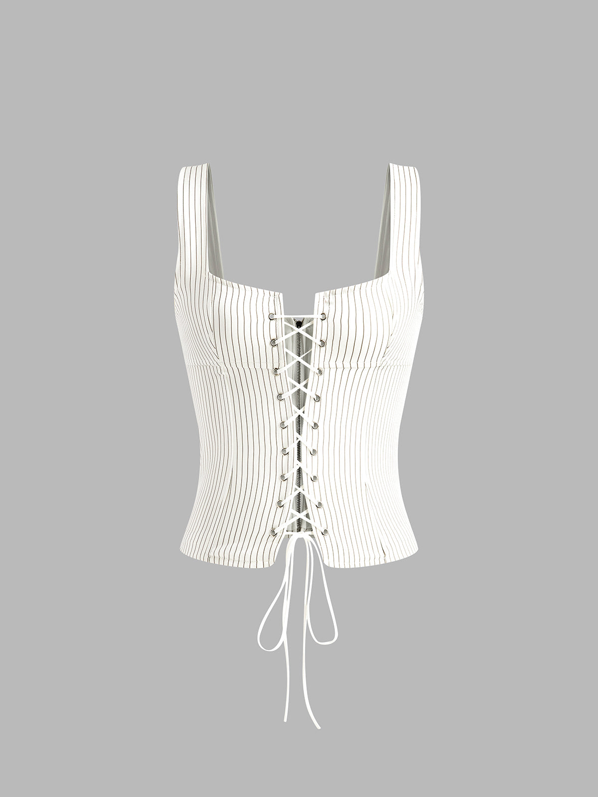 Pinstripe Corset Top by SIENA