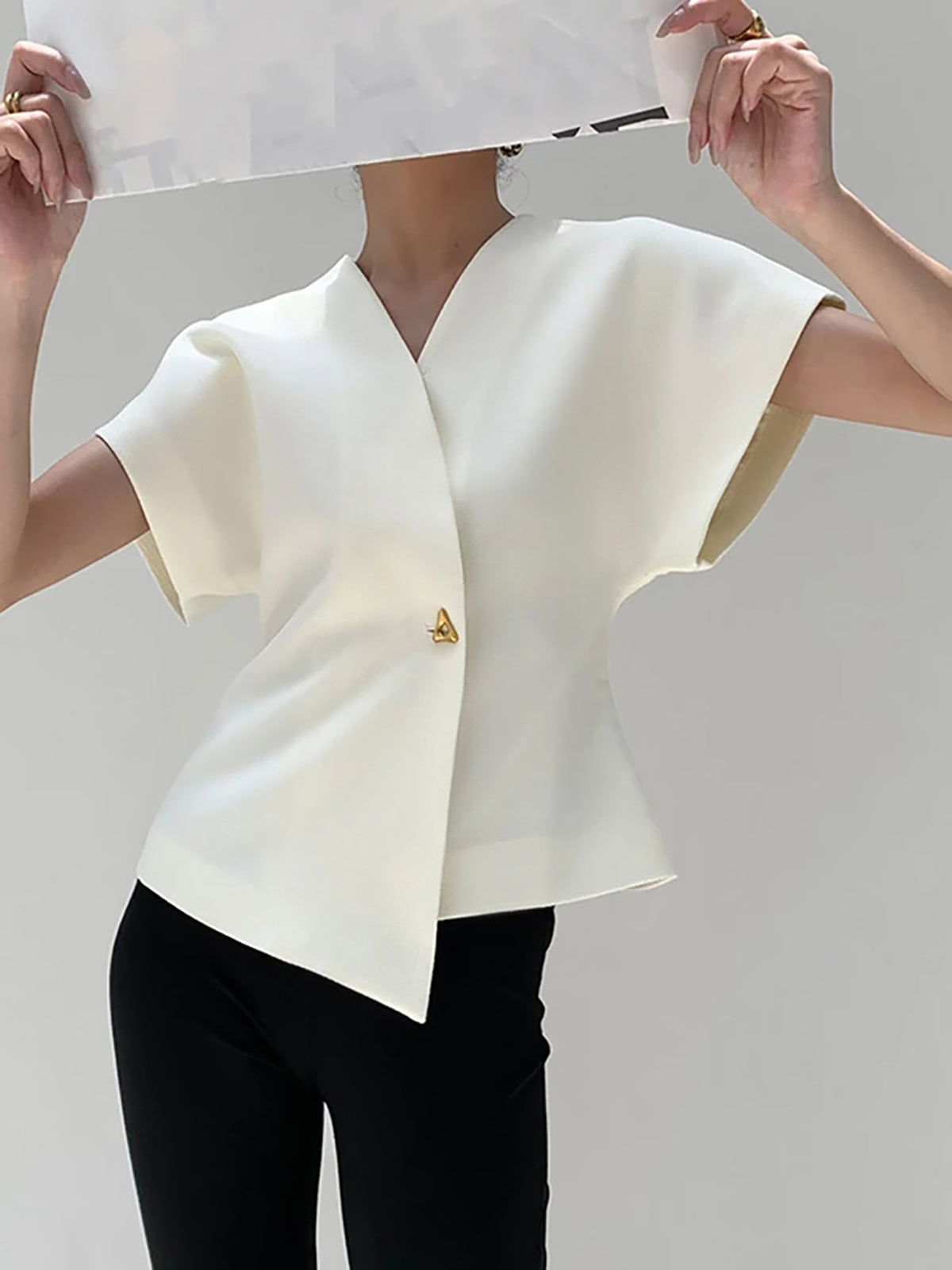Kimono Buttoned Blouse by SIENA - image 2