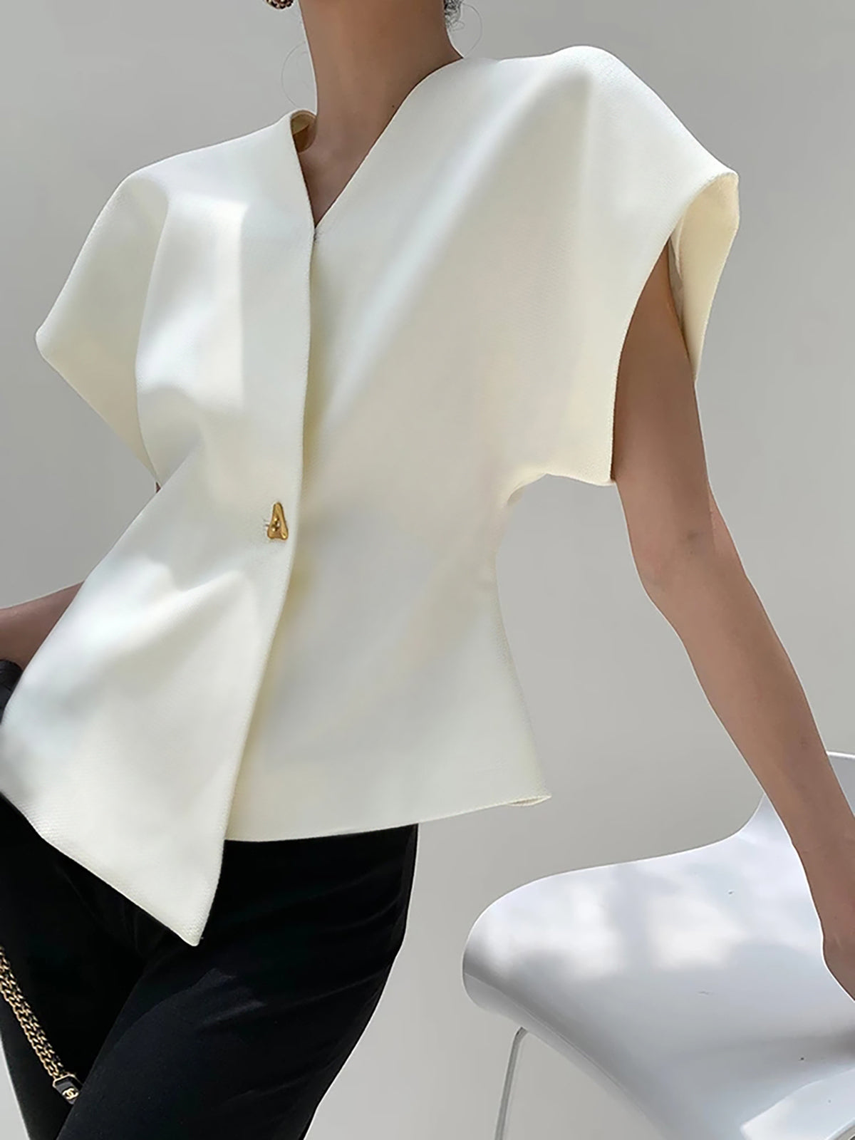Kimono Buttoned Blouse by SIENA - image 4
