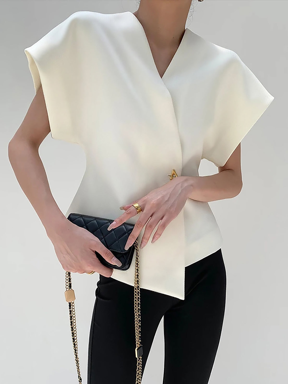 Kimono Buttoned Blouse by SIENA - image 3