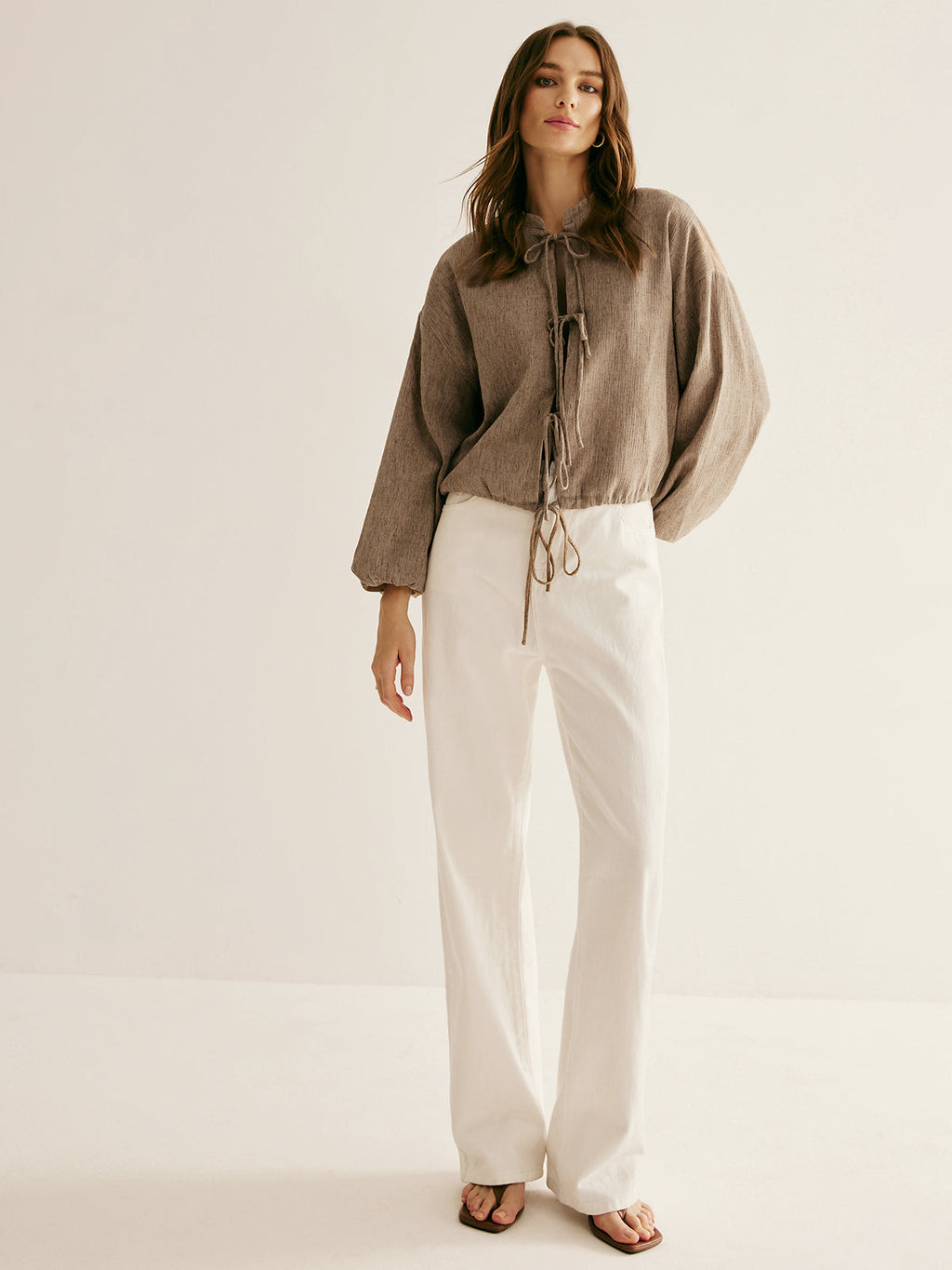 Retro Linen Blouse by SIENA - image 2