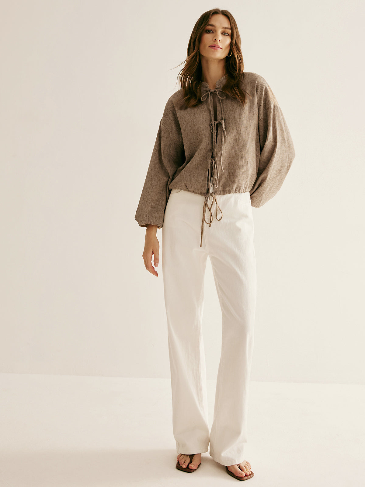 Retro Linen Blouse by SIENA - image 2