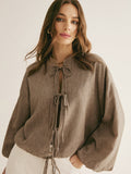 Retro Linen Blouse by SIENA
