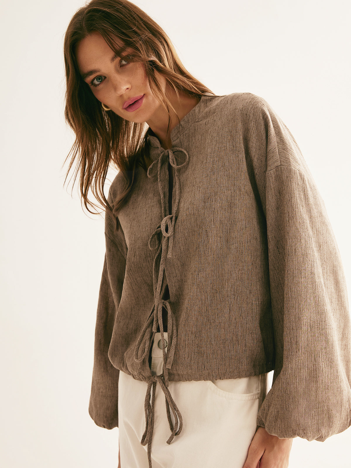 Retro Linen Blouse by SIENA - image 3