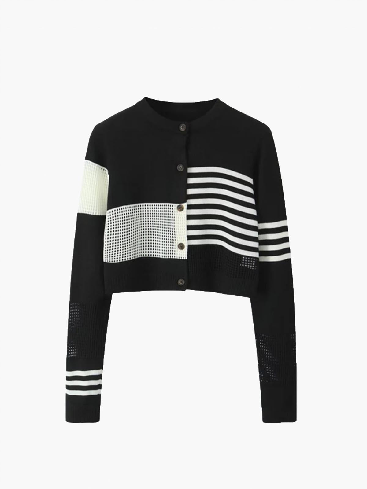 Geometrik Knit Cardigan by SIENA