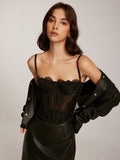 Spagetti Lace Corset Top by SIENA