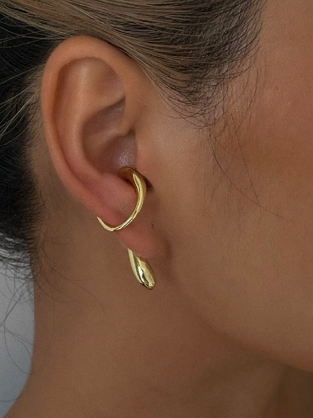 Faux Leather Earrings by SIENA