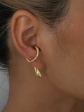 Faux Leather Earrings by SIENA
