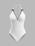 Bow One-Piece Swimsuit by SIENA