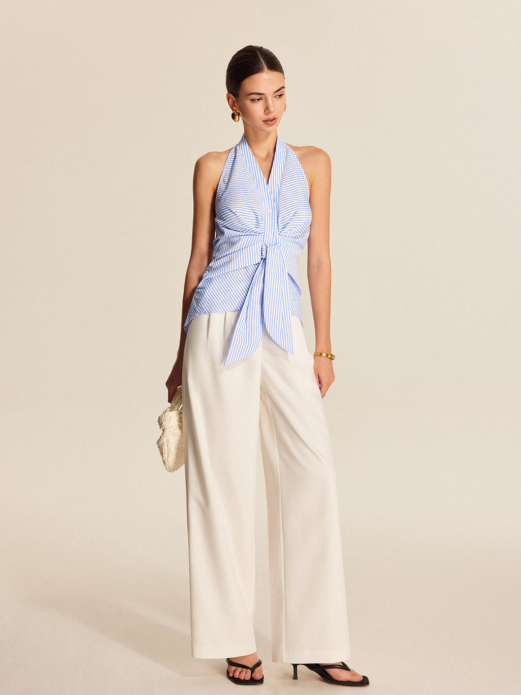 Striped Halter Blouse by SIENA - image 2