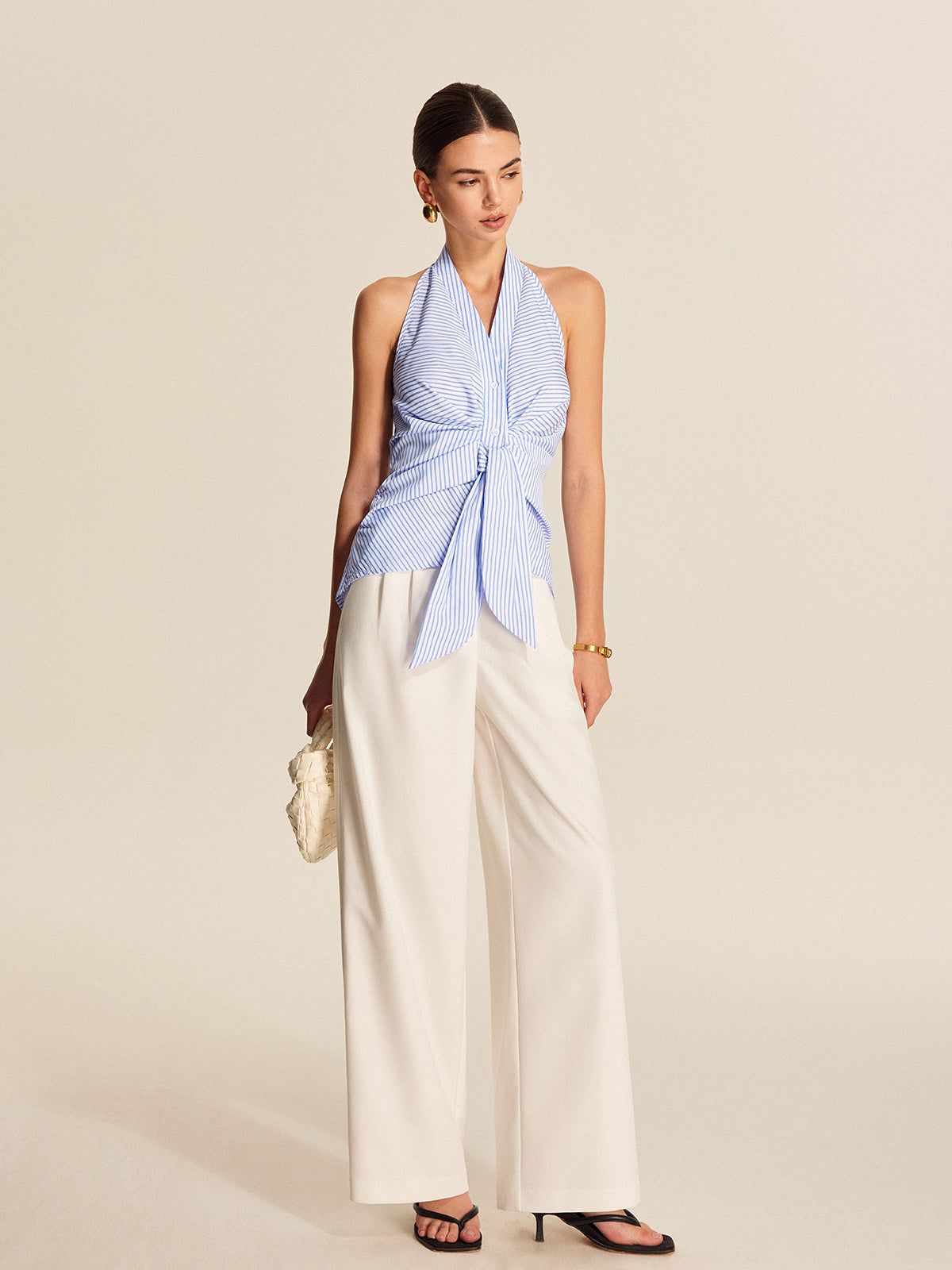 Striped Halter Blouse by SIENA - image 2