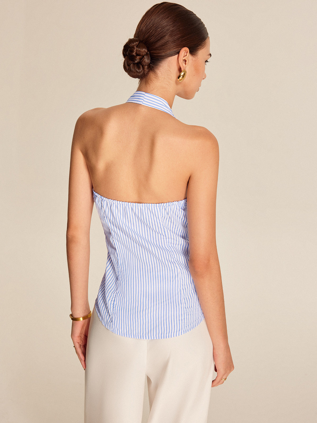 Striped Halter Blouse by SIENA - image 6