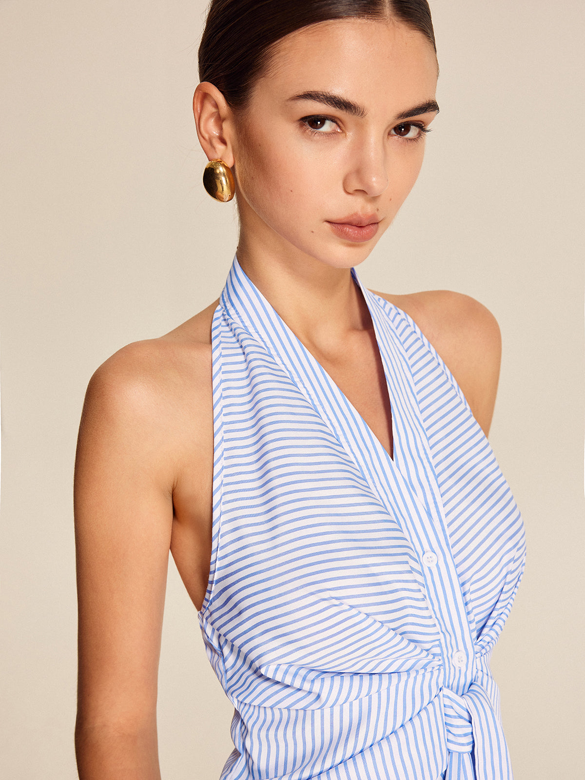 Striped Halter Blouse by SIENA - image 5