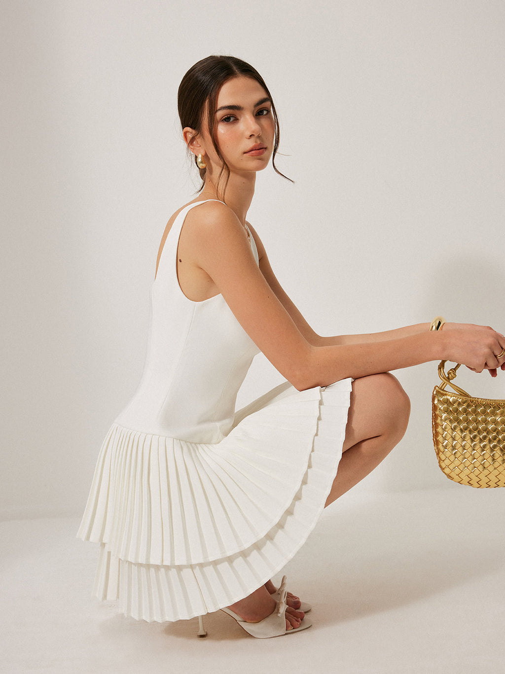Pile Pleated Dress by SIENA - image 2