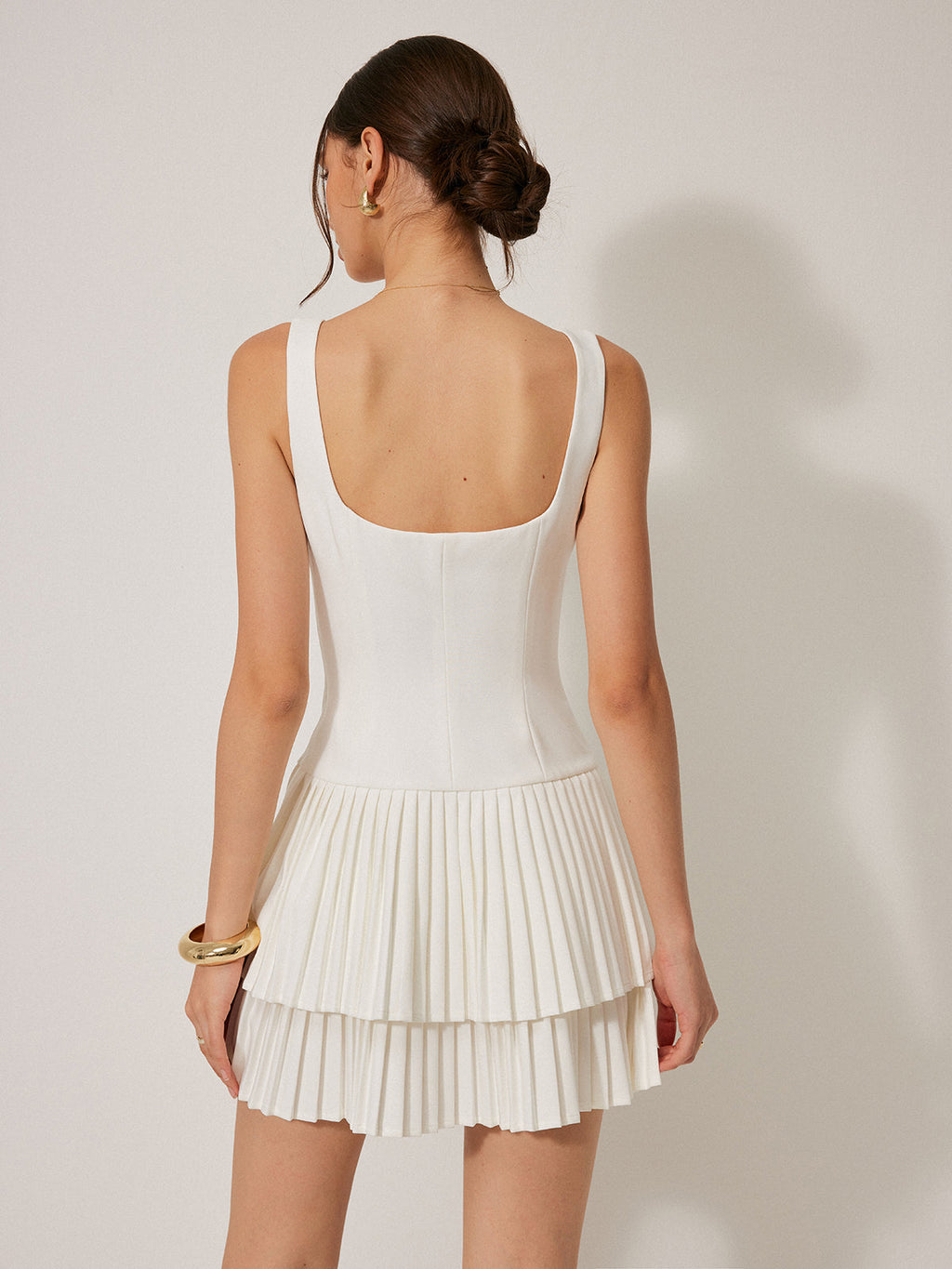 Pile Pleated Dress by SIENA - image 4