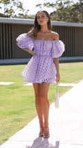 Zella Bubble Mini Dress by SIENA