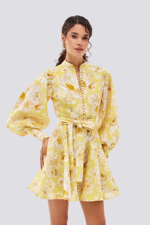 Cassiopeia Floral Mini Dress by SIENA