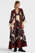 Grenadilla Satin Maxi Dress by SIENA