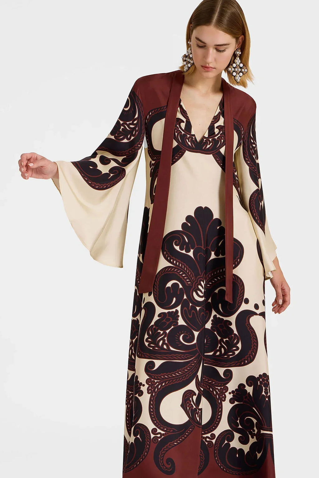 Grenadilla Satin Maxi Dress by SIENA - image 5