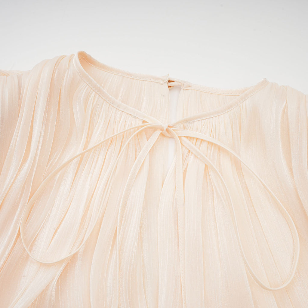 Eugenie Pleated Mini Dress by SIENA - image 13