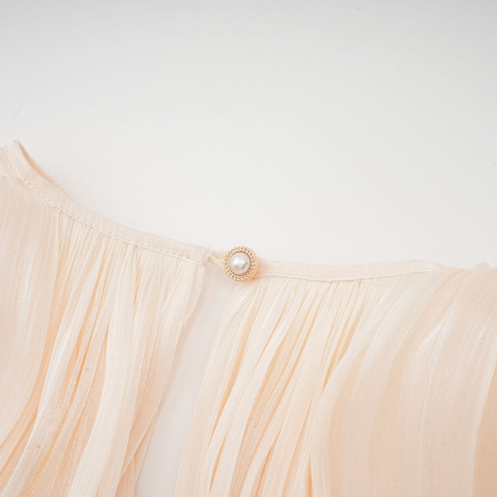 Eugenie Pleated Mini Dress by SIENA - image 15