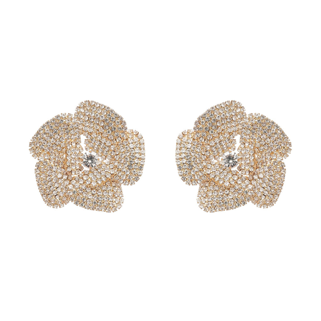 Crystal Floral Earrings by SIENA