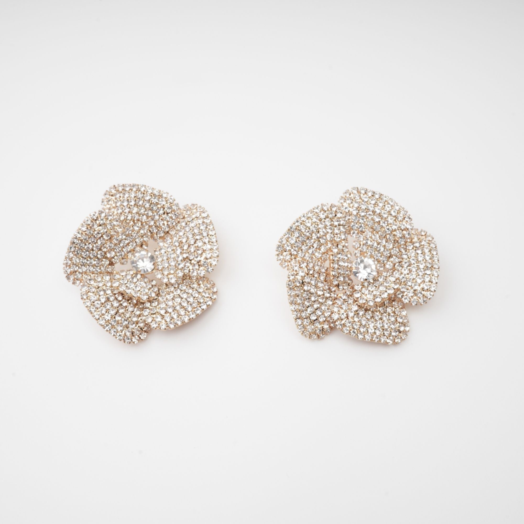 Crystal Floral Earrings by SIENA - image 2