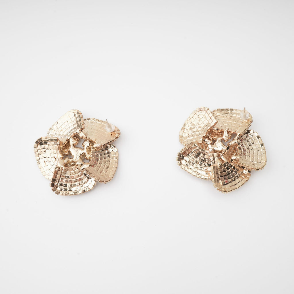 Crystal Floral Earrings by SIENA - image 4