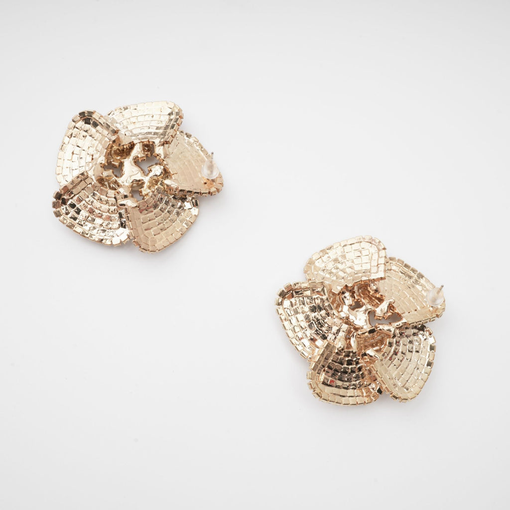 Crystal Floral Earrings by SIENA - image 5