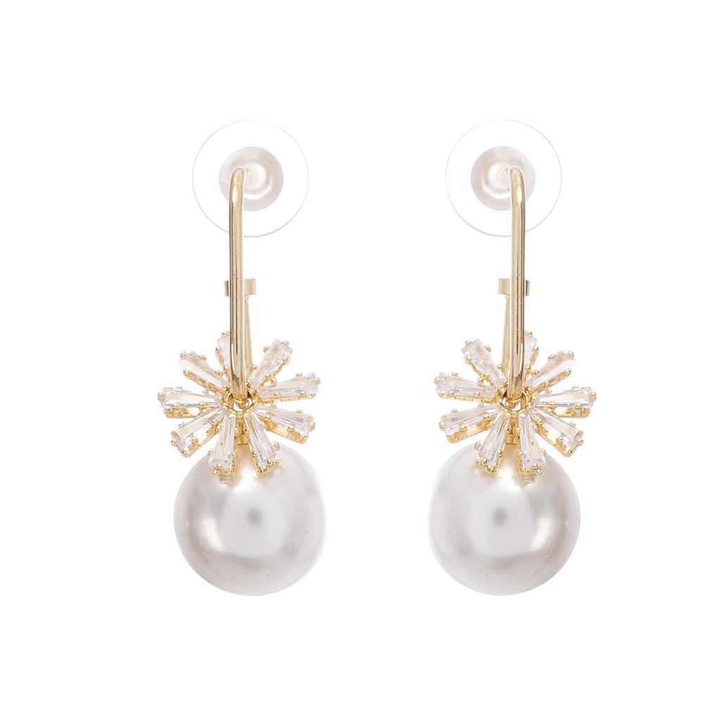 Pearl Crystal Earrings by SIENA