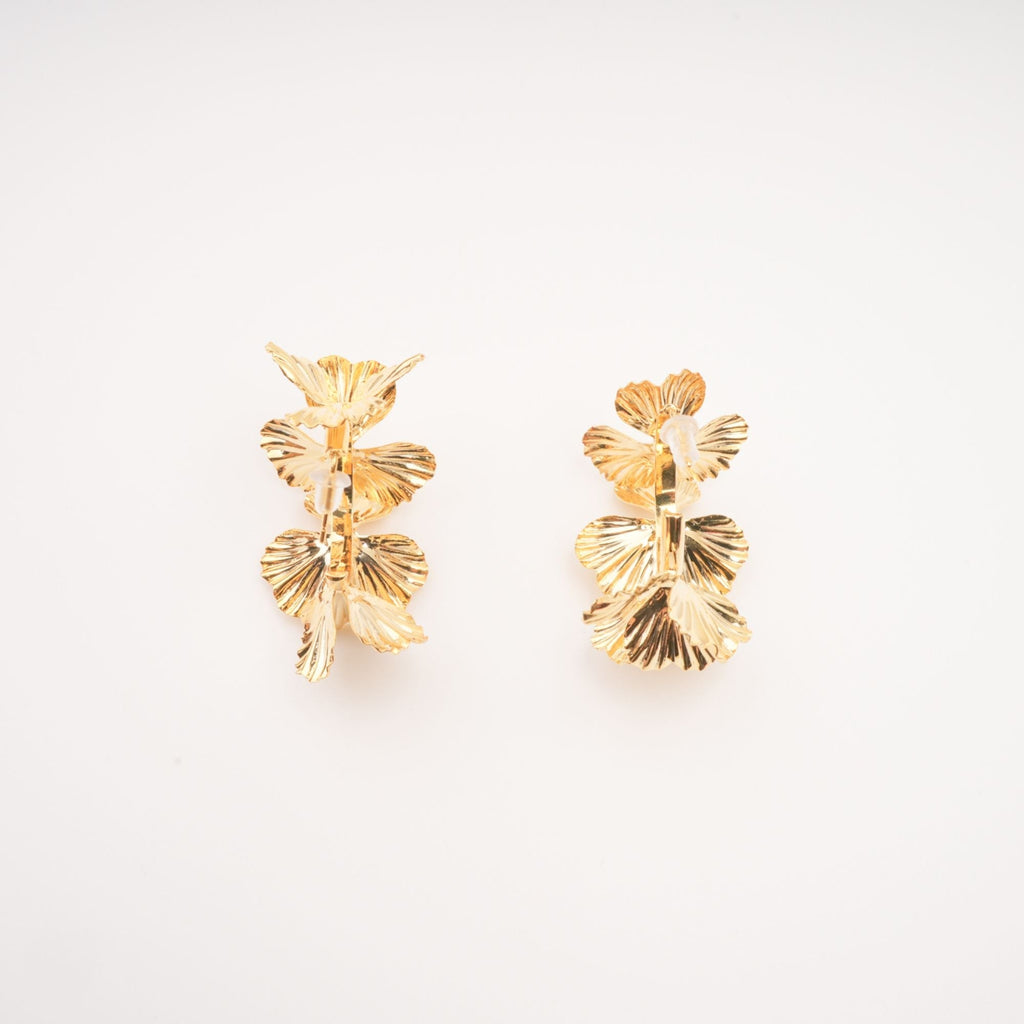 Floral Gold Earrings by SIENA - image 6