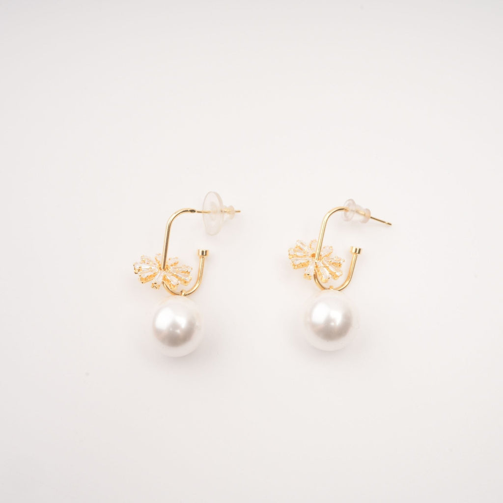 Pearl Crystal Earrings by SIENA - image 2