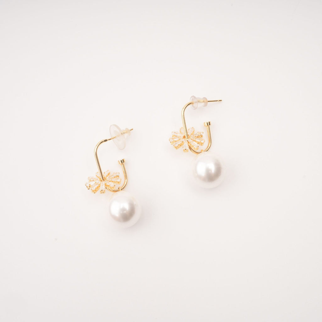 Pearl Crystal Earrings by SIENA - image 3