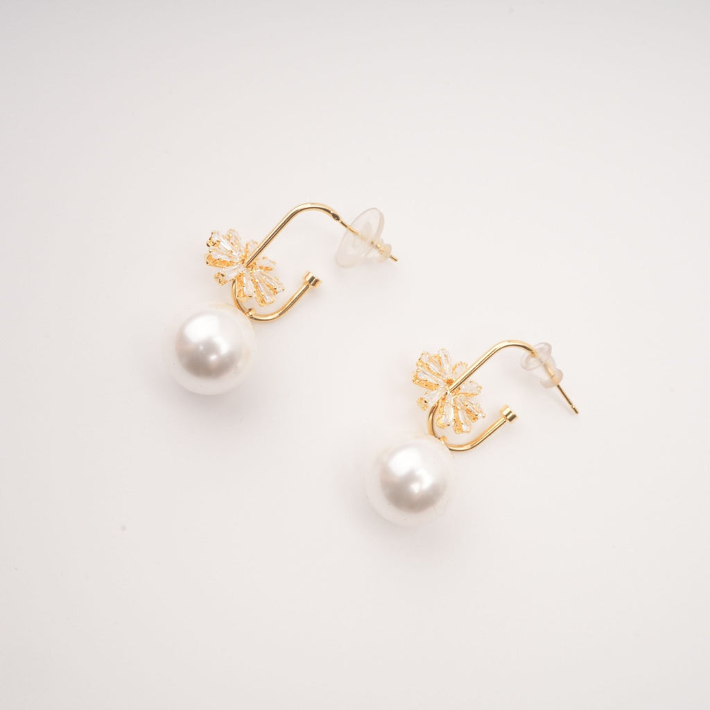 Pearl Crystal Earrings by SIENA - image 4