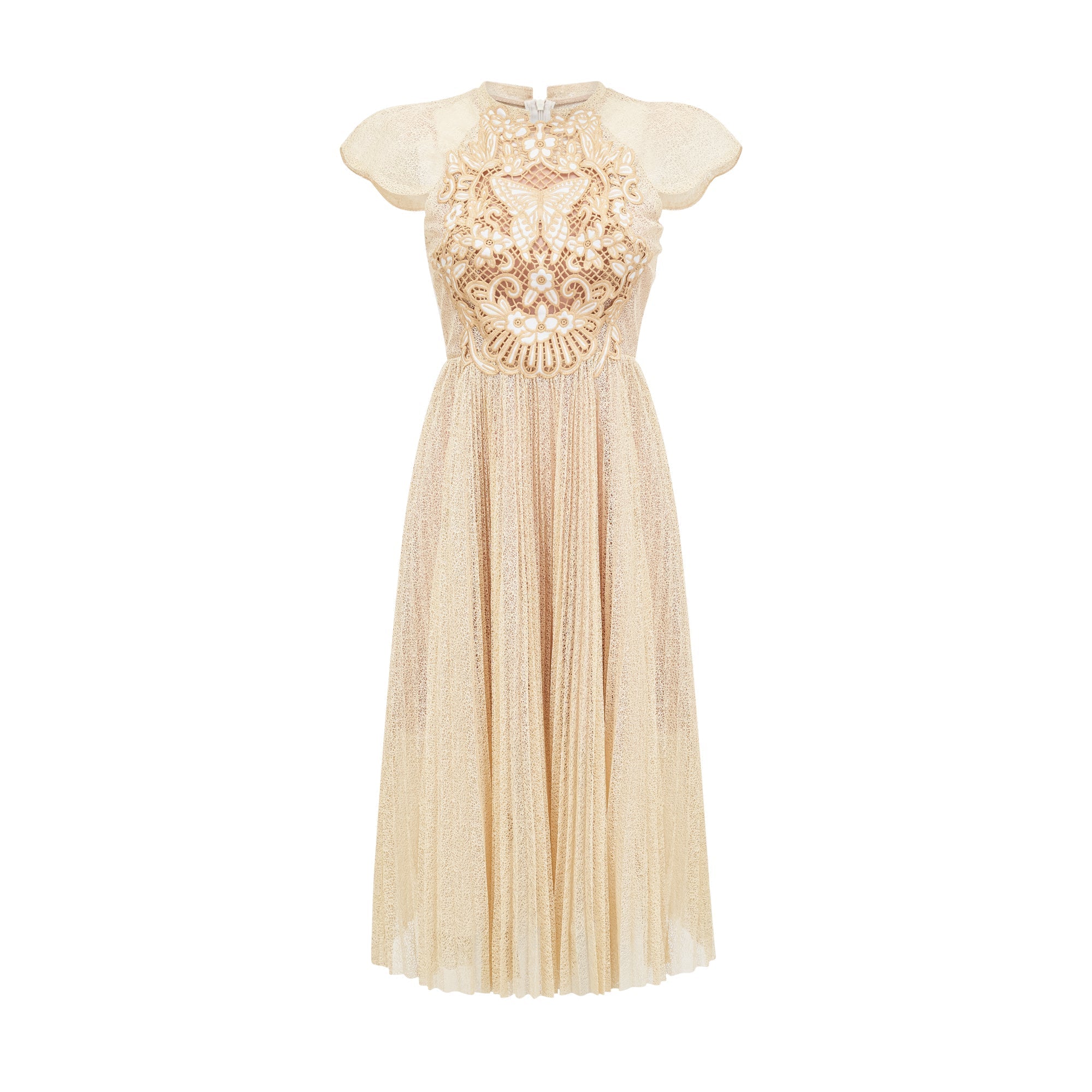 Nerissa Pleated Midi Dress by SIENA