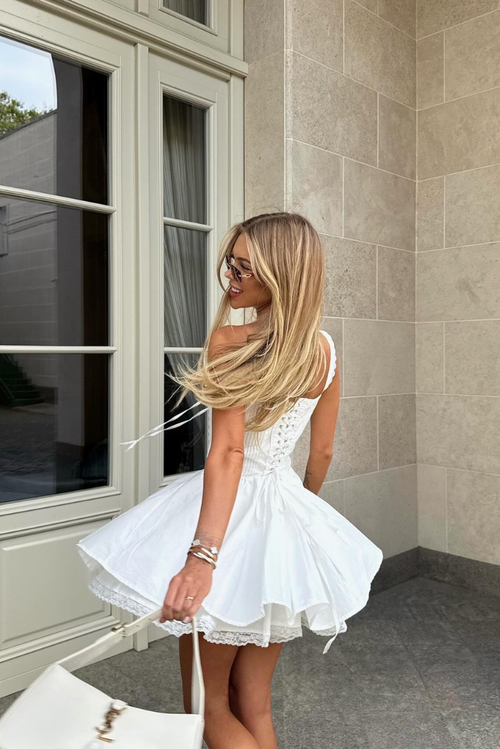 Noemi Lace Mini Dress by SIENA - image 3