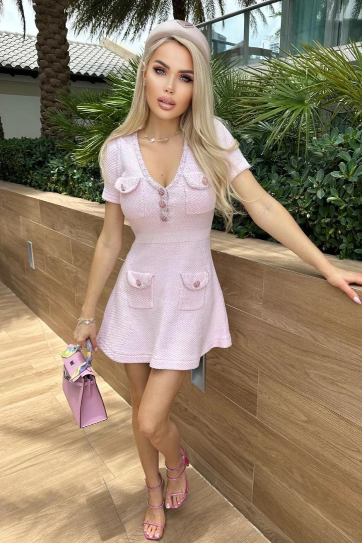 Lilith Crystal Mini Dress by SIENA - image 7