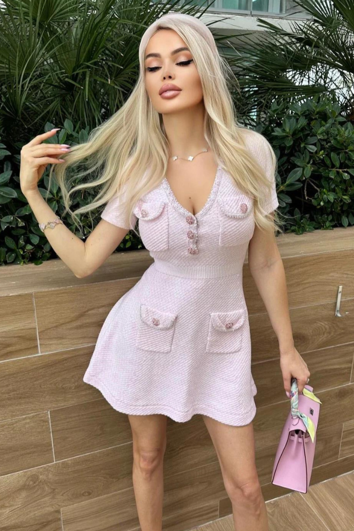 Lilith Crystal Mini Dress by SIENA - image 9