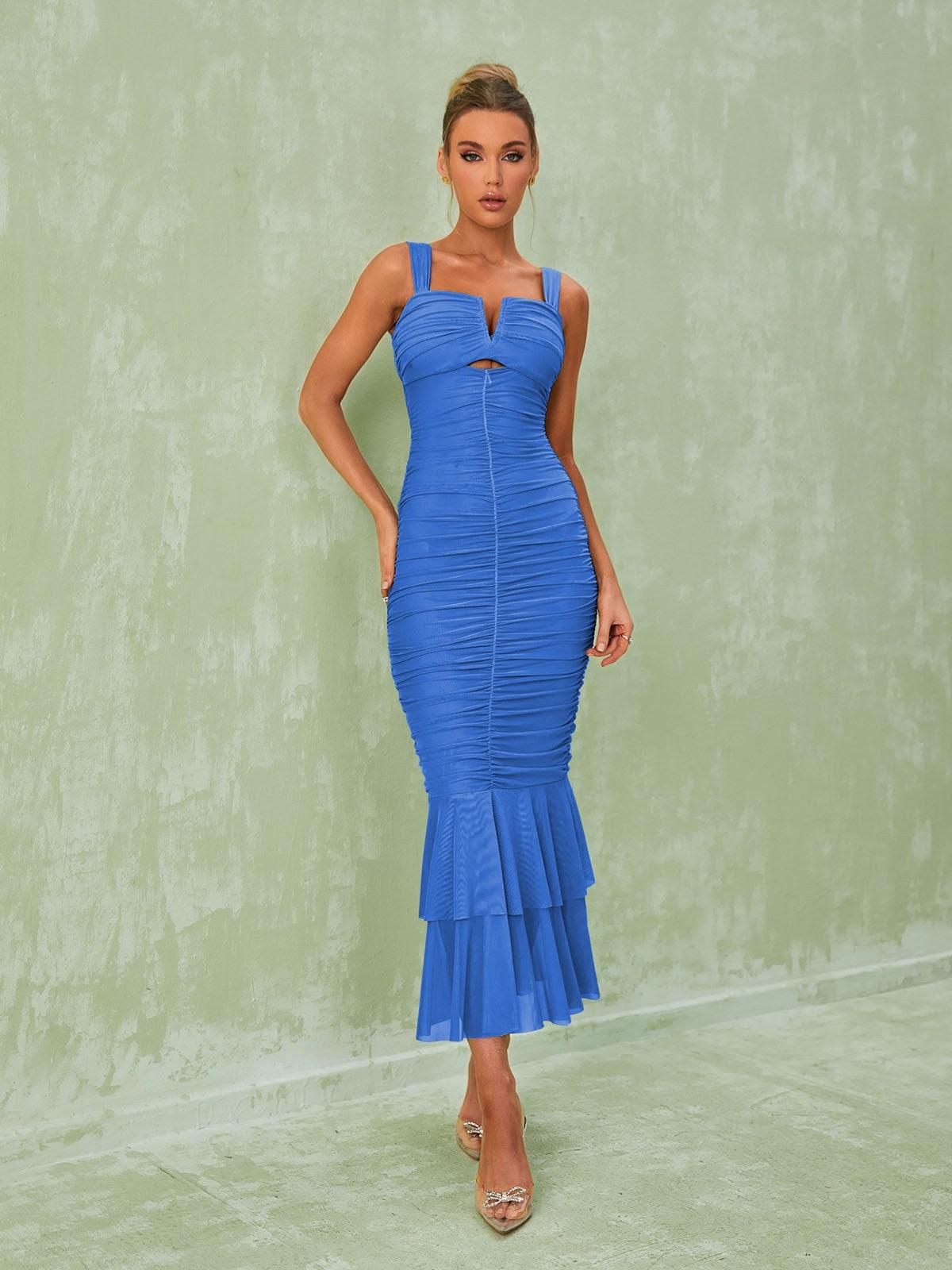 Desa Mesh Midi Dress by SIENA