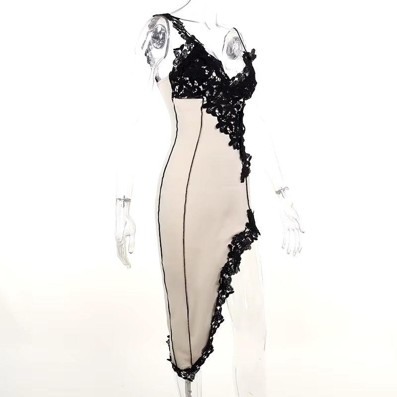 Laceluna Asymmetric Lace Dress by SIENA - image 8