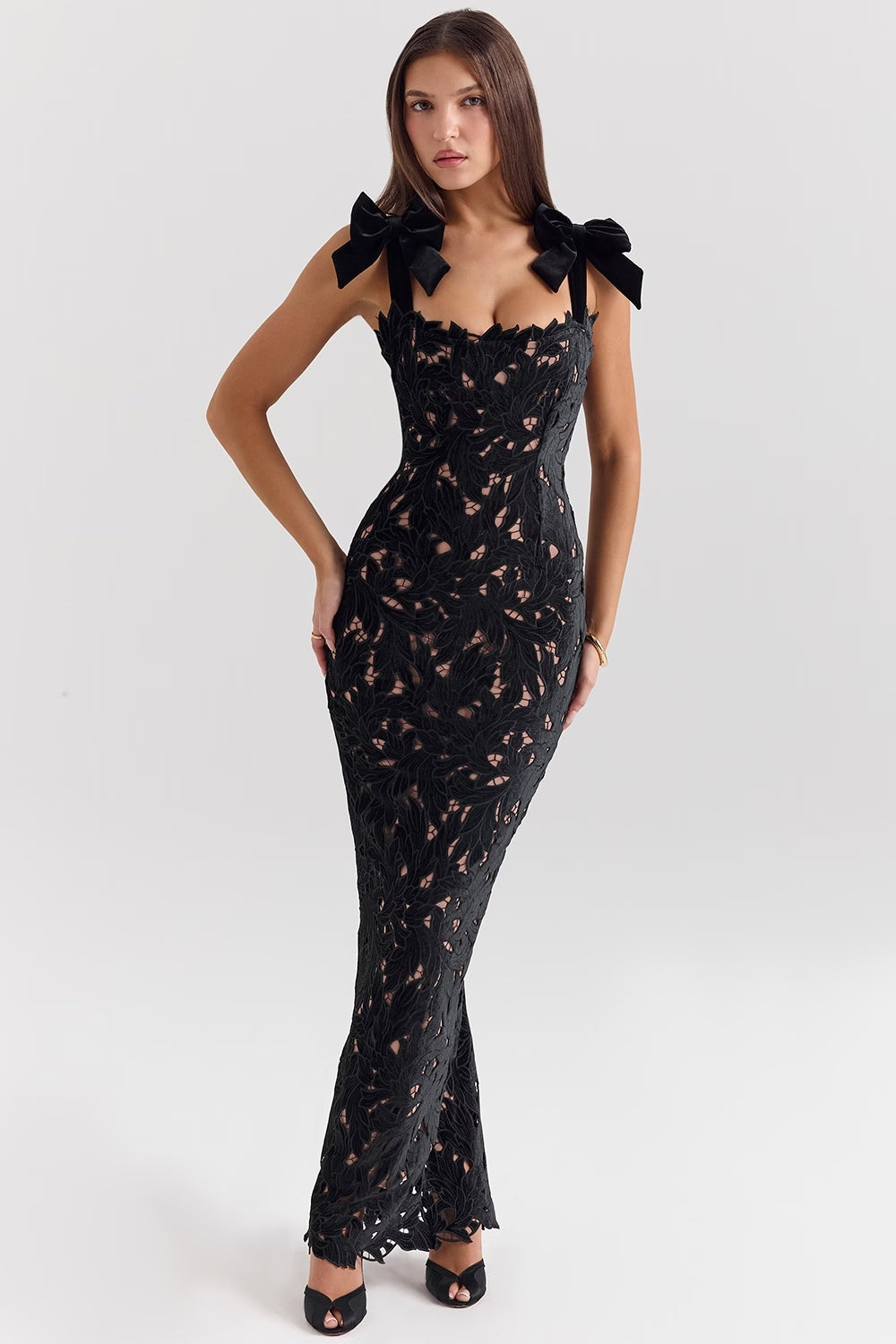 Valentina Lace Maxi Dress by SIENA