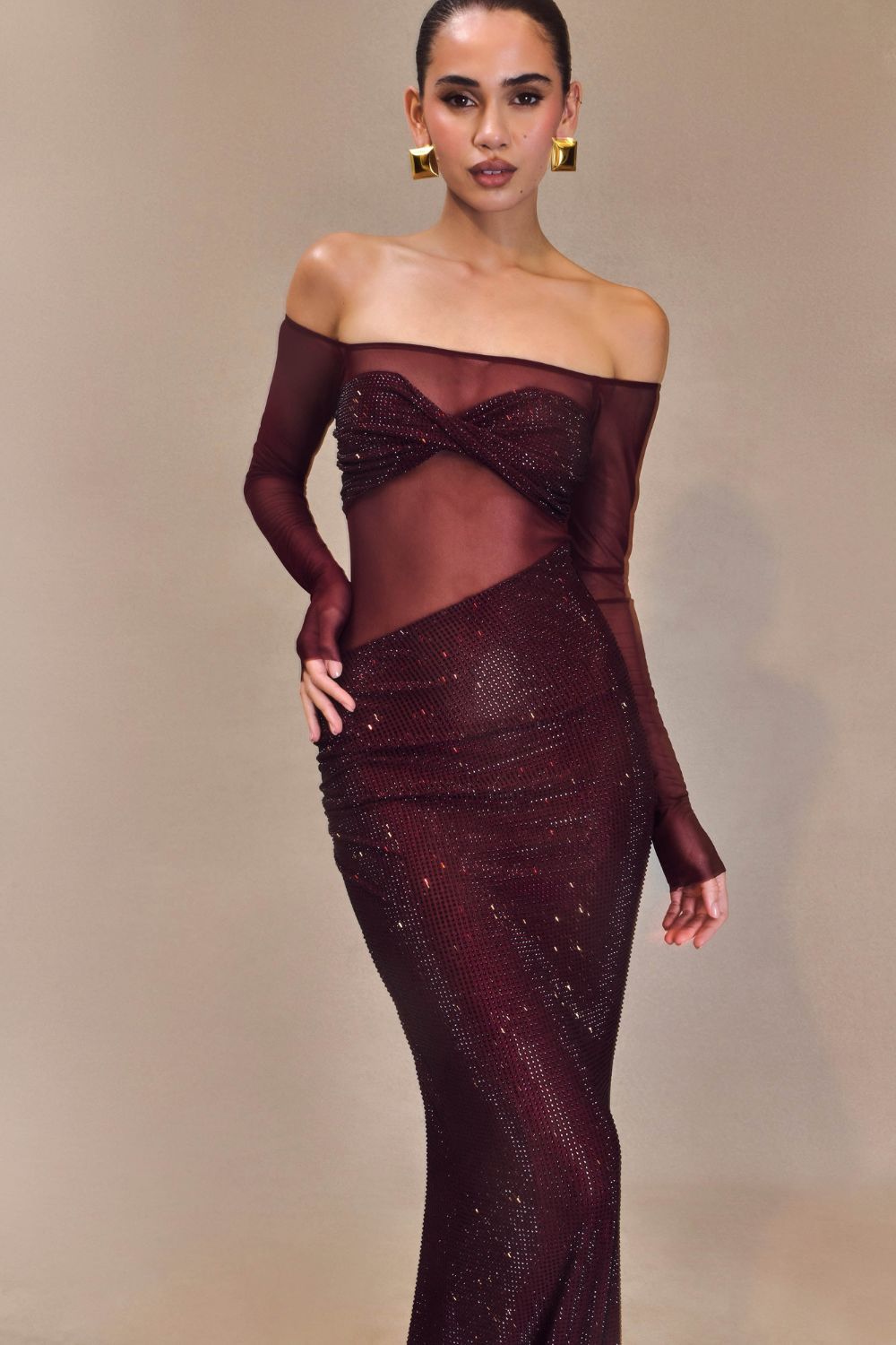 Giada Mesh Maxi Dress by SIENA - image 3