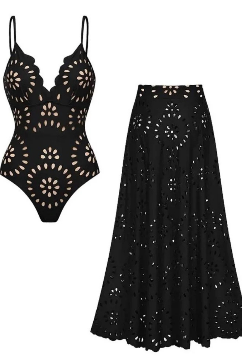 Lace Floral One-Piece Swimsuit by SIENA - image 2