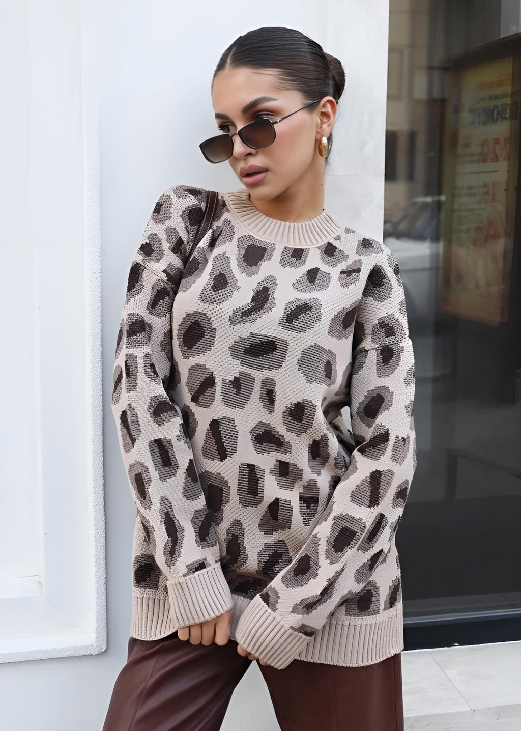 Harmony Printed Knit Top by SIENA - image 3