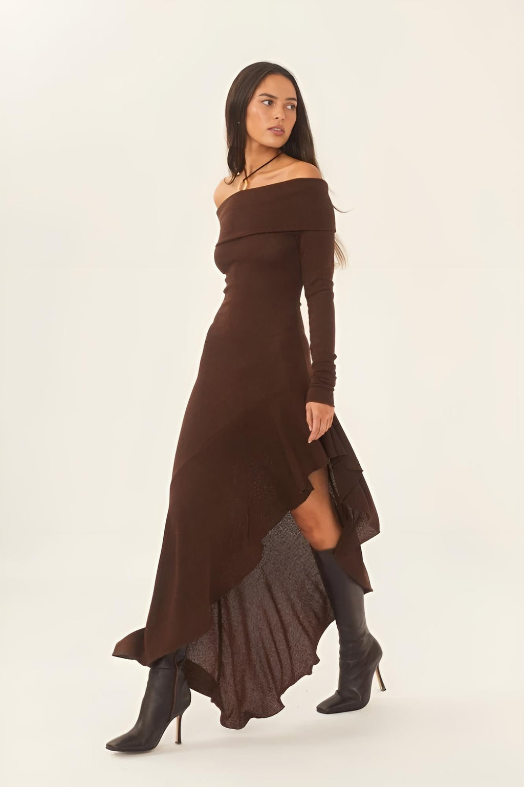 Alisa Asymmetric Midi Dress by SIENA - image 5